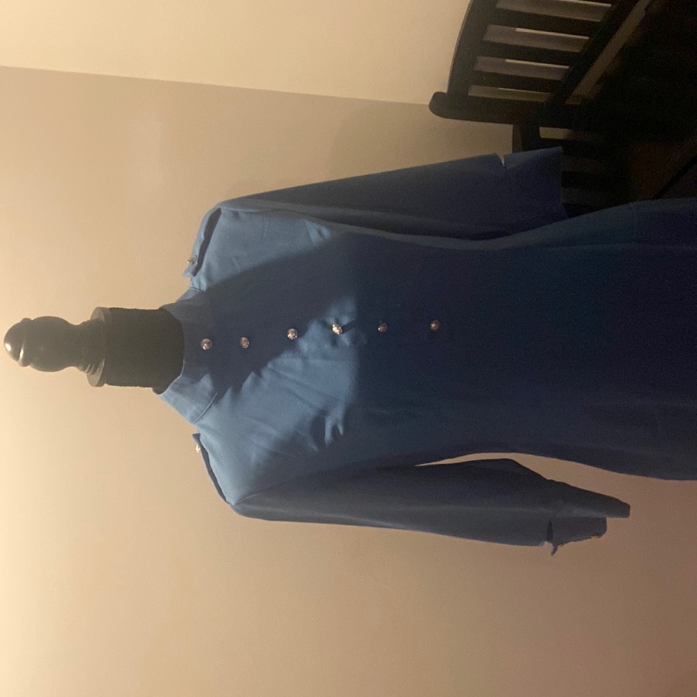 Light blue zipper dress